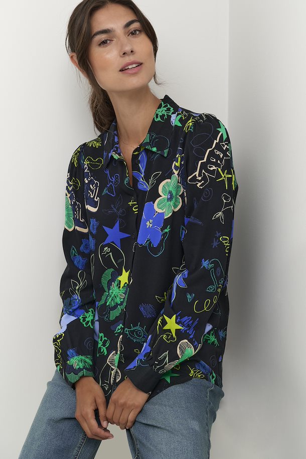Culture Vivette Shirt Blouse - Black