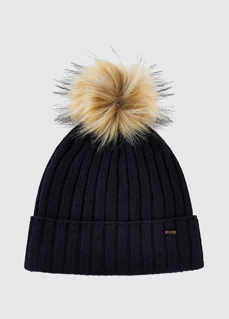 Dubarry Curlew Knitted Hat - Navy