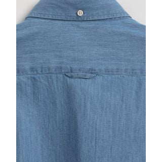 Gant The Indigo Reg Shirt - Semi Light Blue
