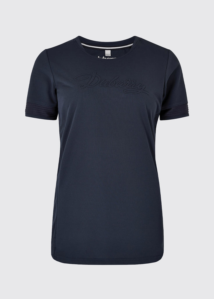 Dubarry Trim Active T-Shirt - Navy