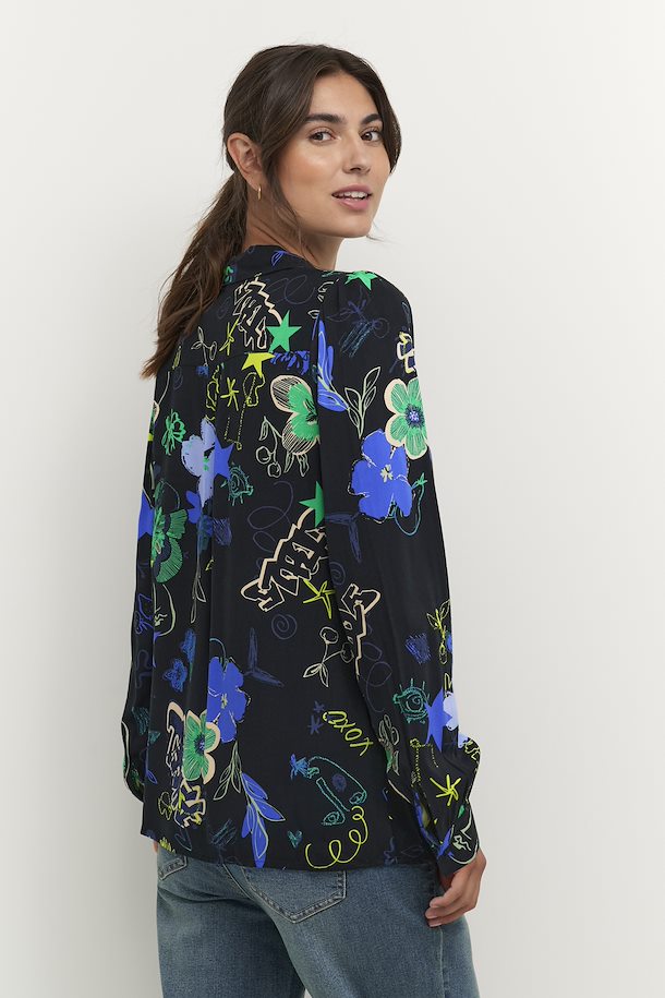 Culture Vivette Shirt Blouse - Black