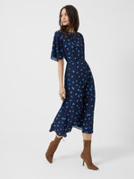 French Connection Belle Verona Midi Dress - Indigo Multi