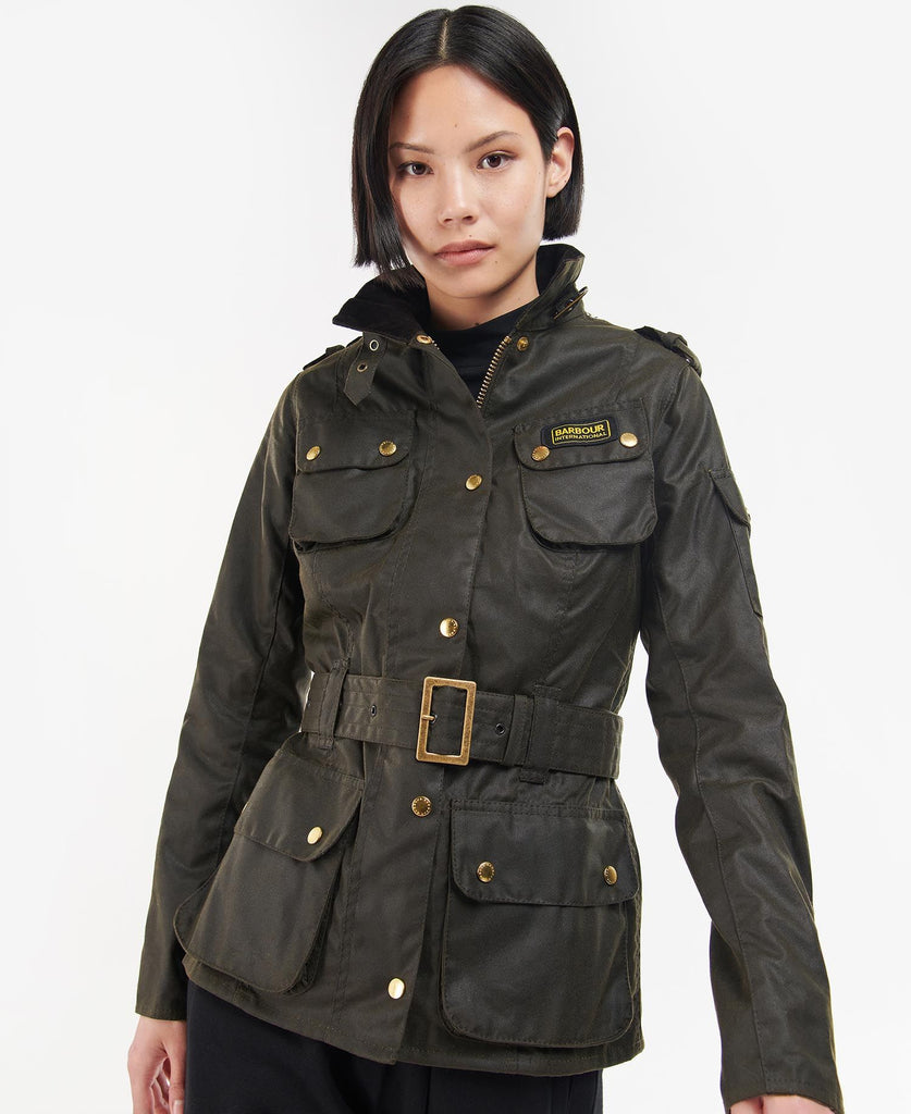Barbour best sale international olive
