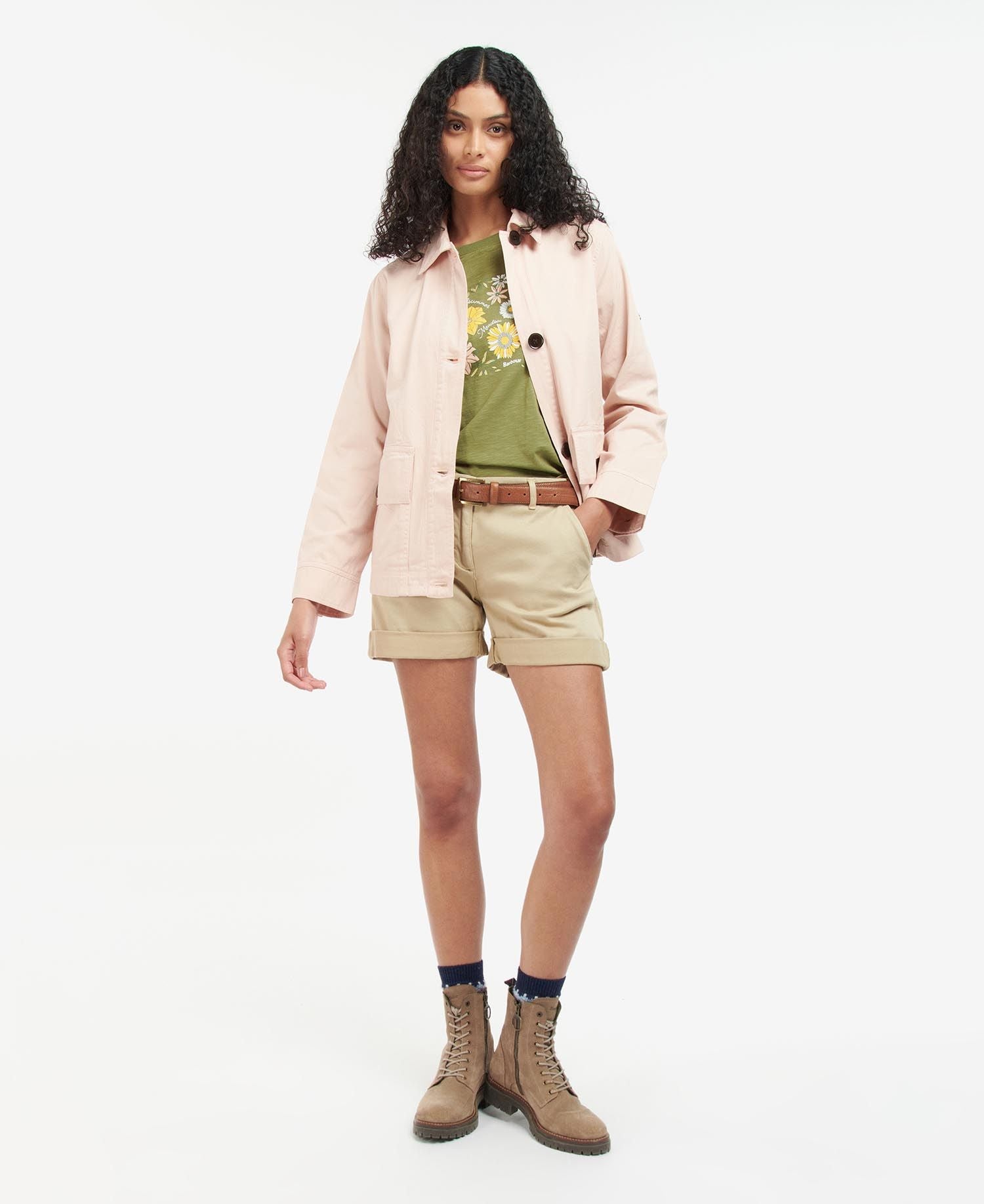 Barbour Zale Casual Jacket - Light Peach