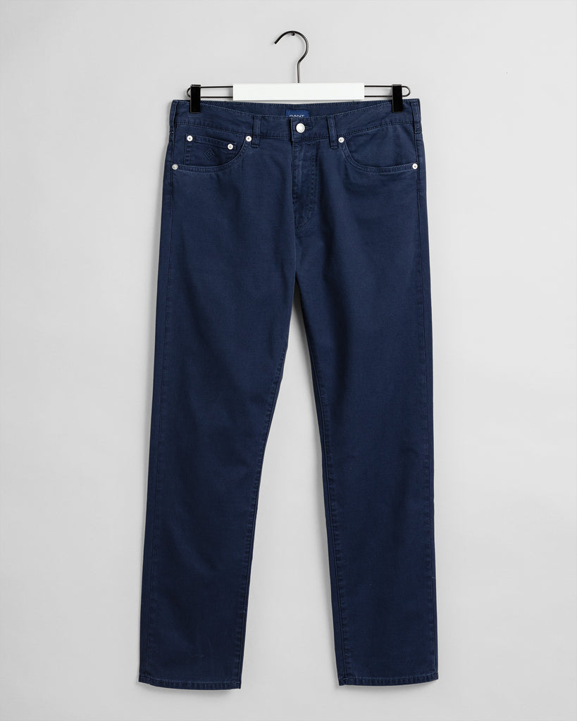 Gant Slim Straight Dusty Twill Jeans - Marine SS20