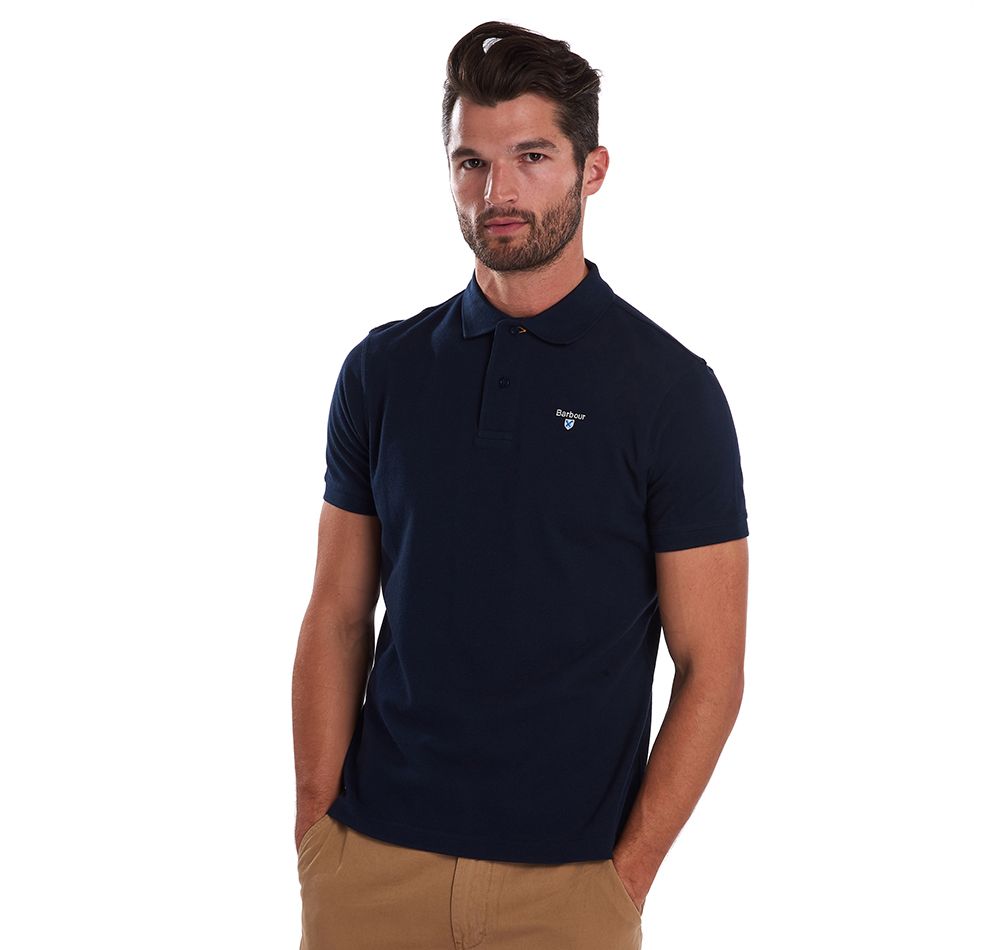 Barbour Sports Polo Shirt - New Navy