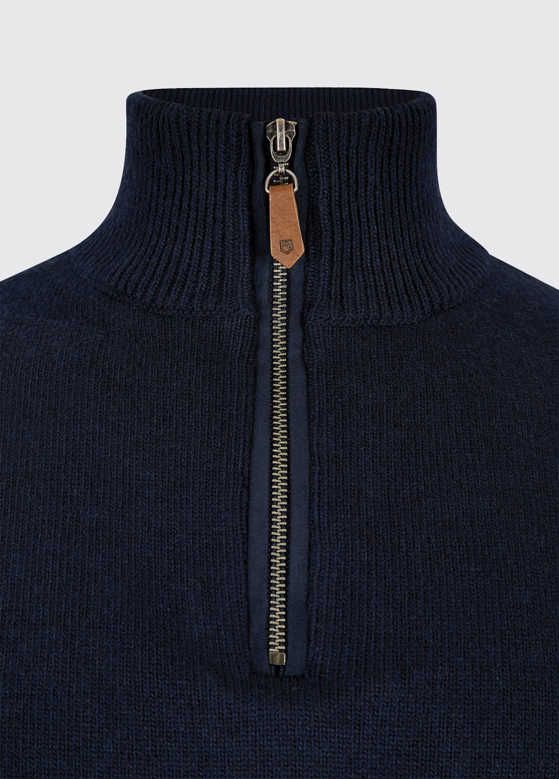 Dubarry Feeney Zip Neck Sweater - Navy