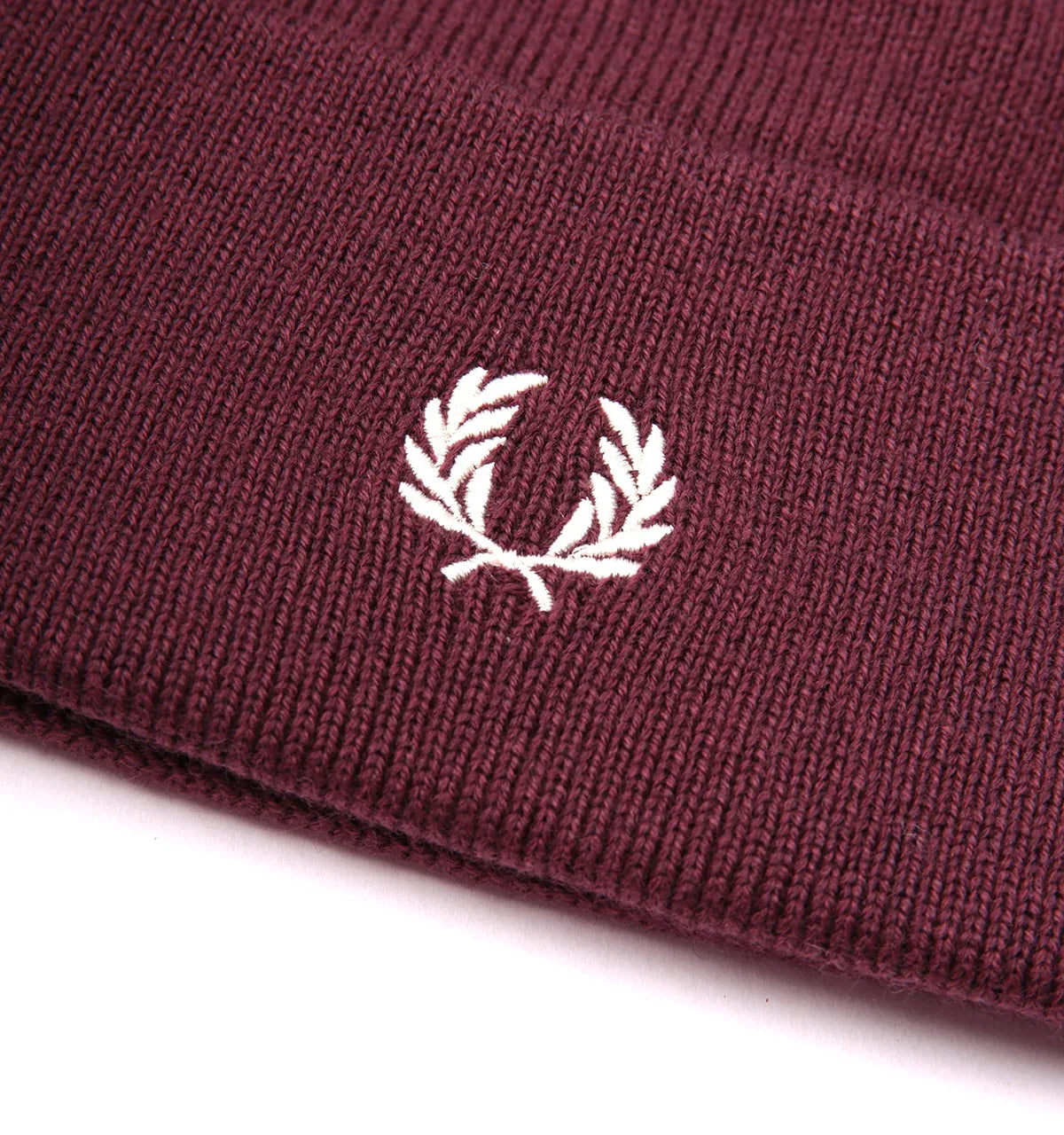 Fred Perry Merino Wool Beanie - Oxblood