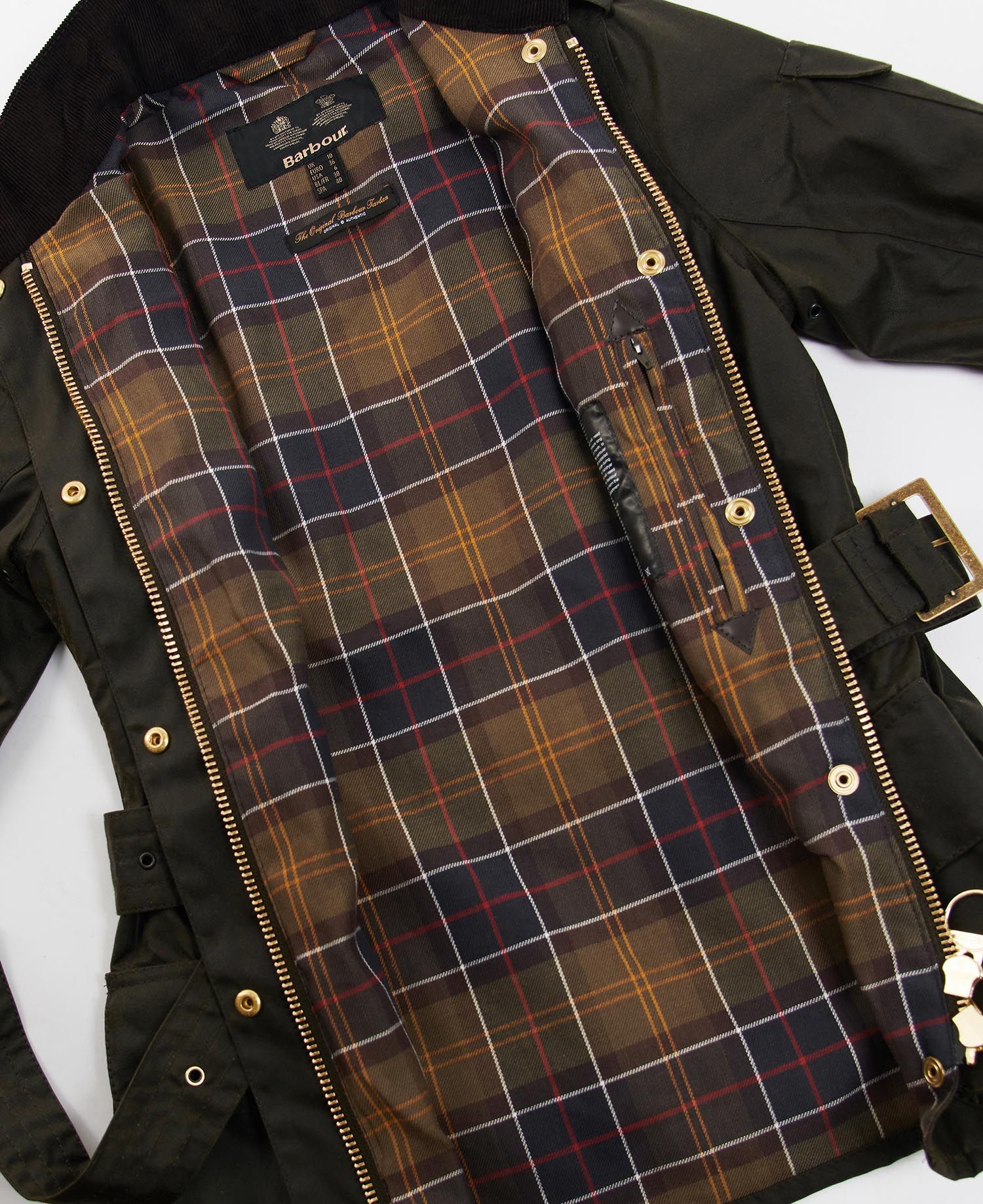 Barbour International Ladies International Wax - Olive