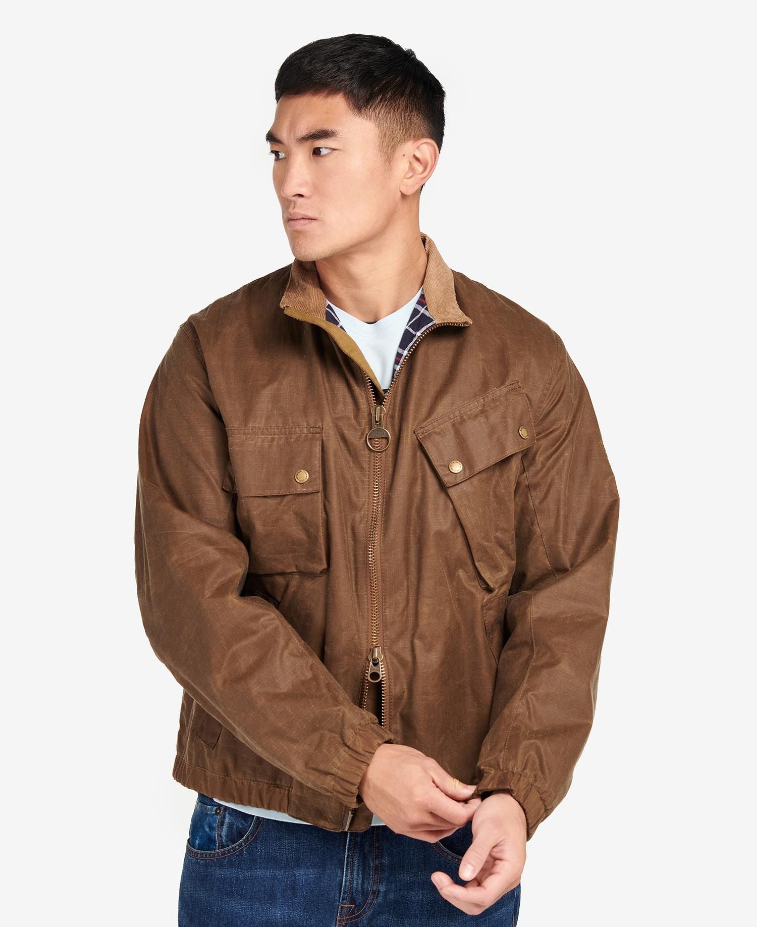 Barbour International SMQ Roslin Jacket - Sand