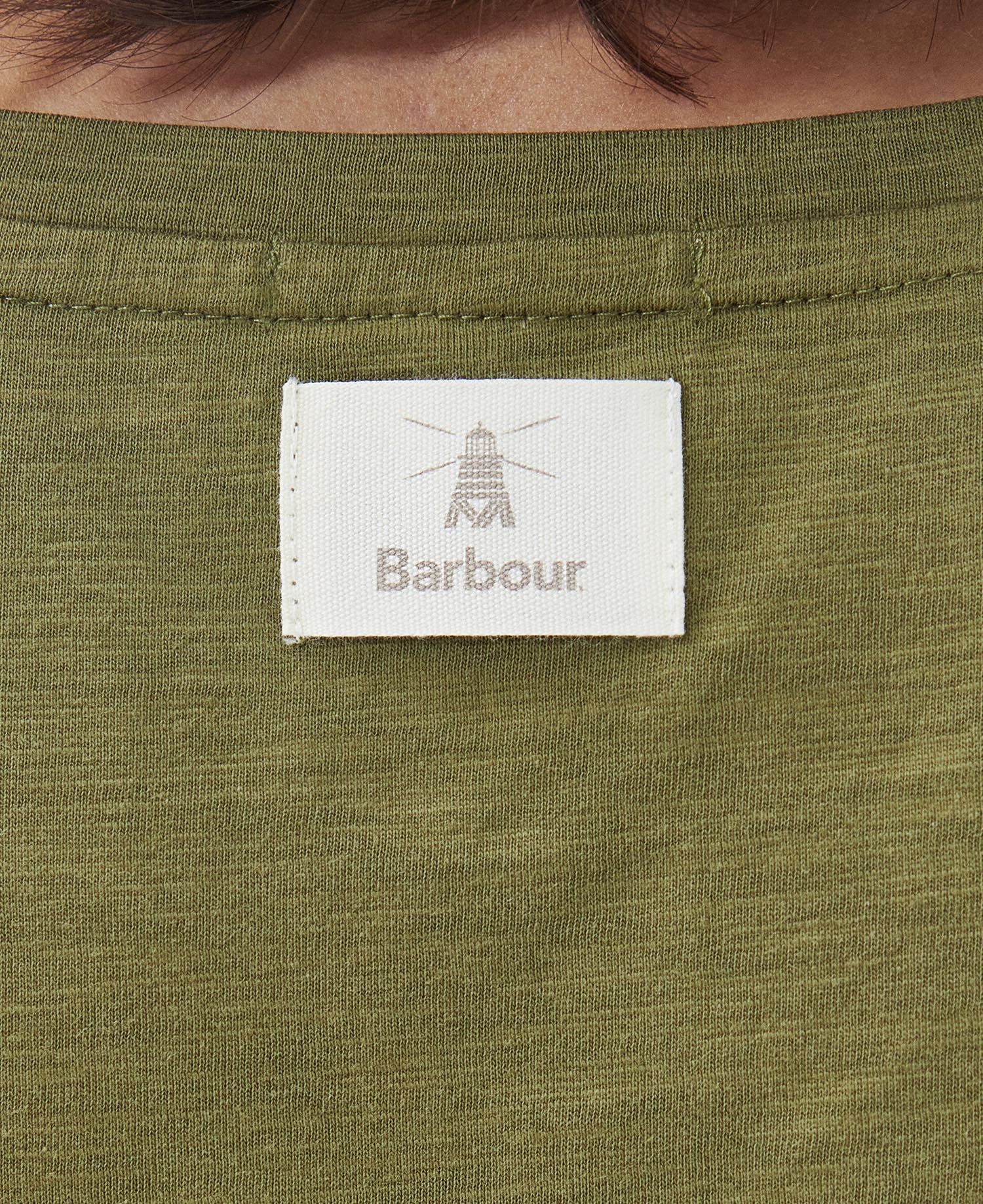 Barbour Pearl Top - Olive Tree Green