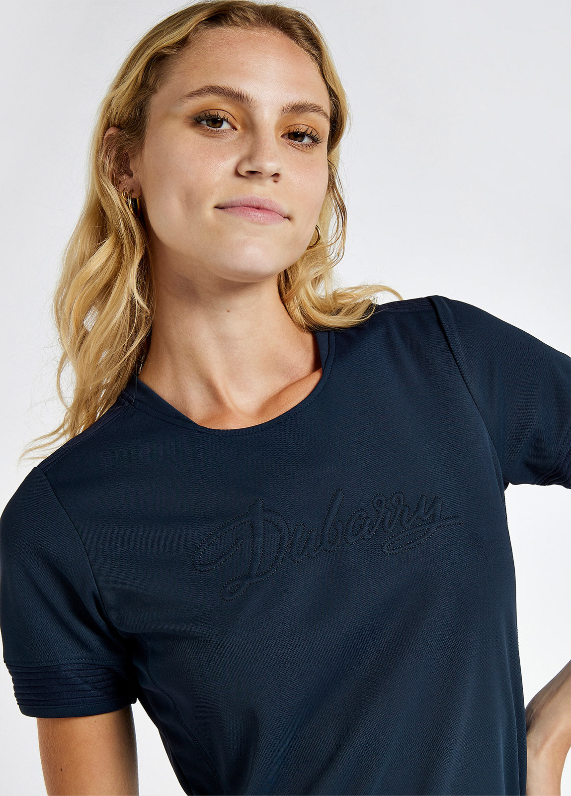 Dubarry Trim Active T-Shirt - Navy