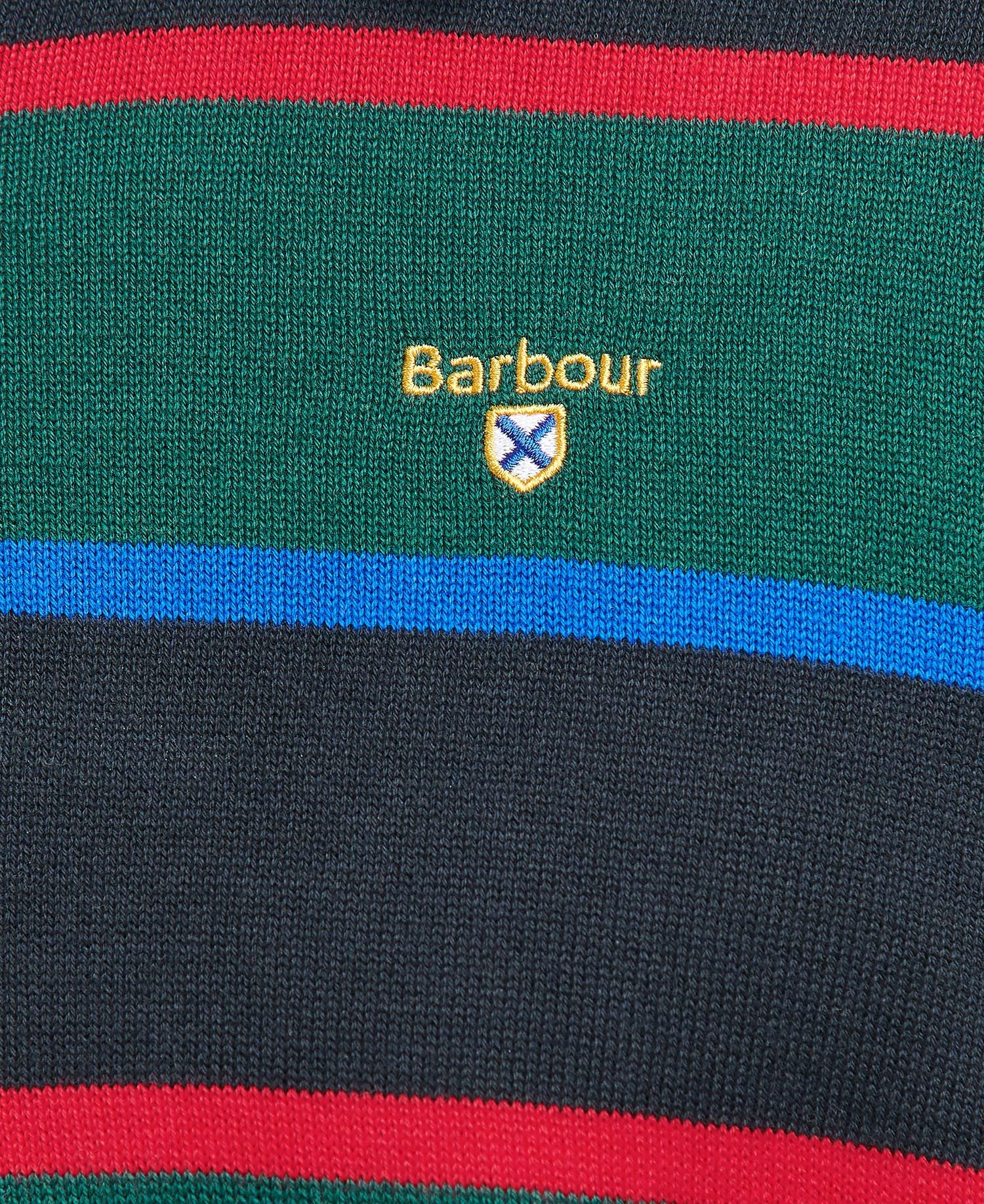 Barbour Radcliffe Knitted Rugby Shirt - Navy