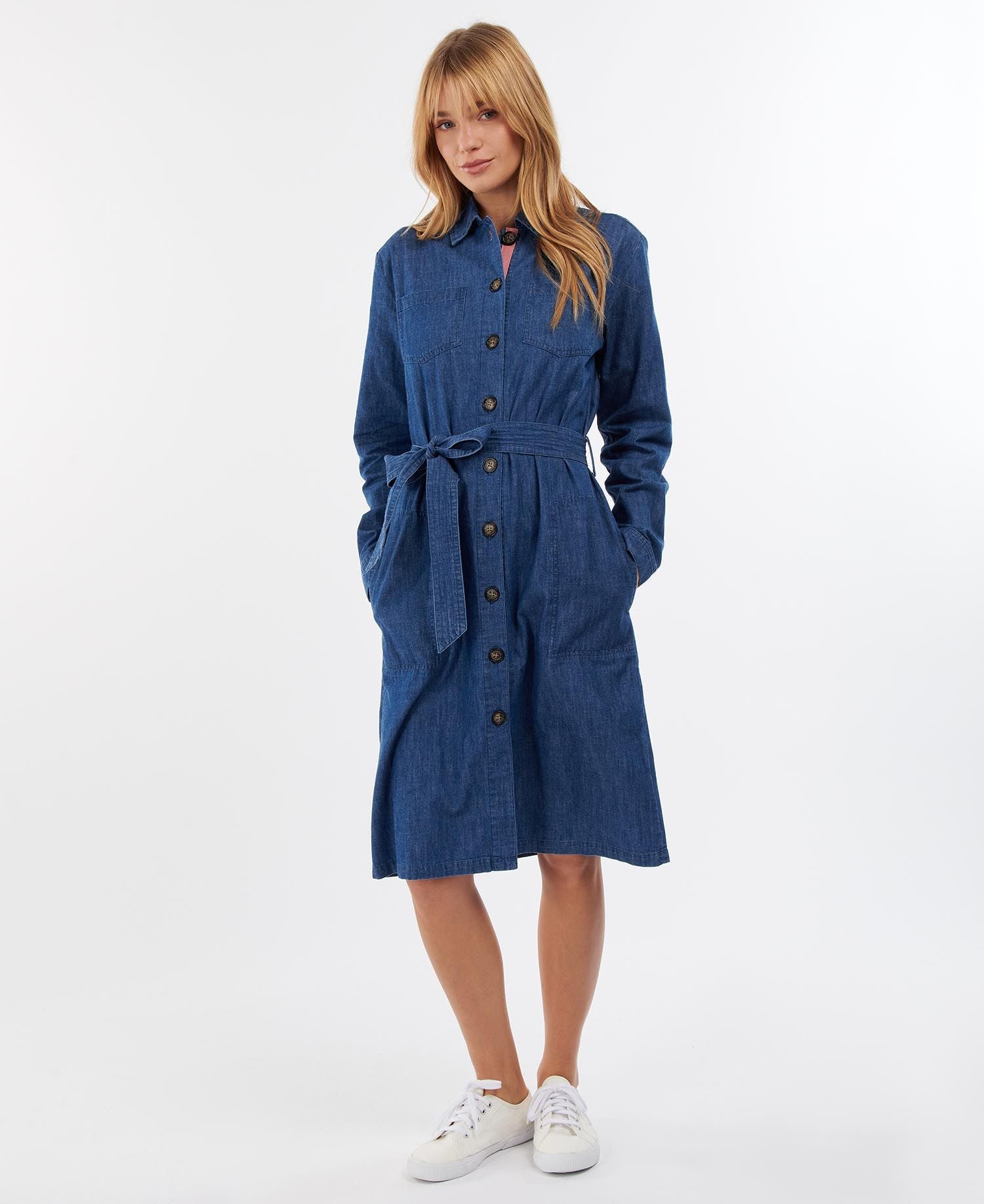 Barbour Barmouth Dress - Mid Wash Denim