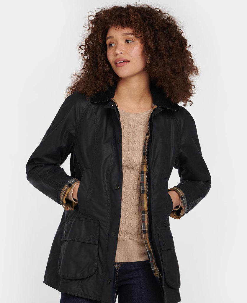 Barbour Beadnell Wax Navy