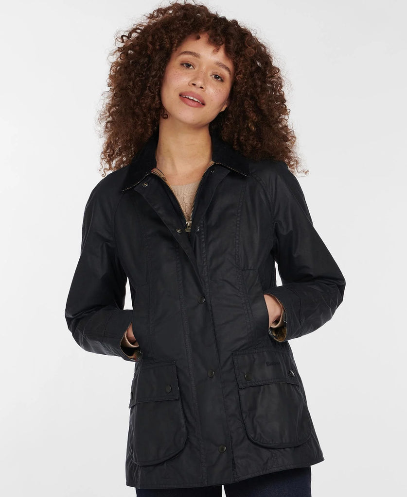 Barbour beadnell navy outlet