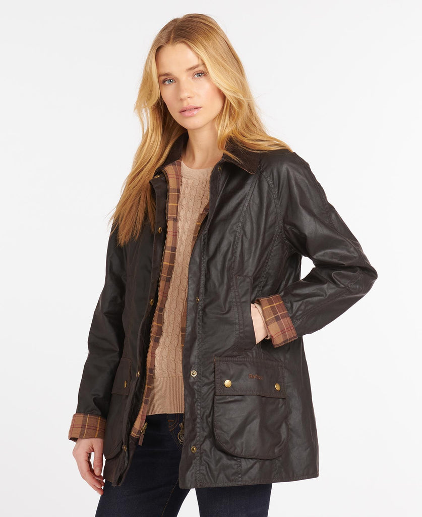 Barbour Beadnell Wax Jacket - Rustic