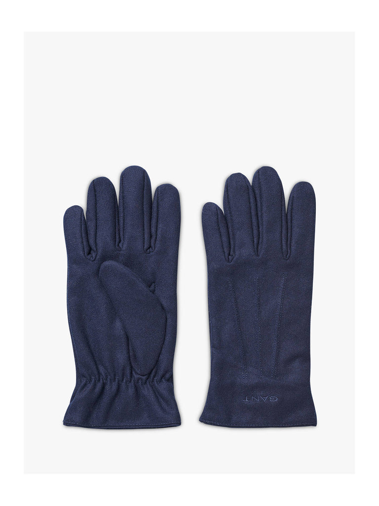 Gant Mens Melton Gloves - Classic Blue