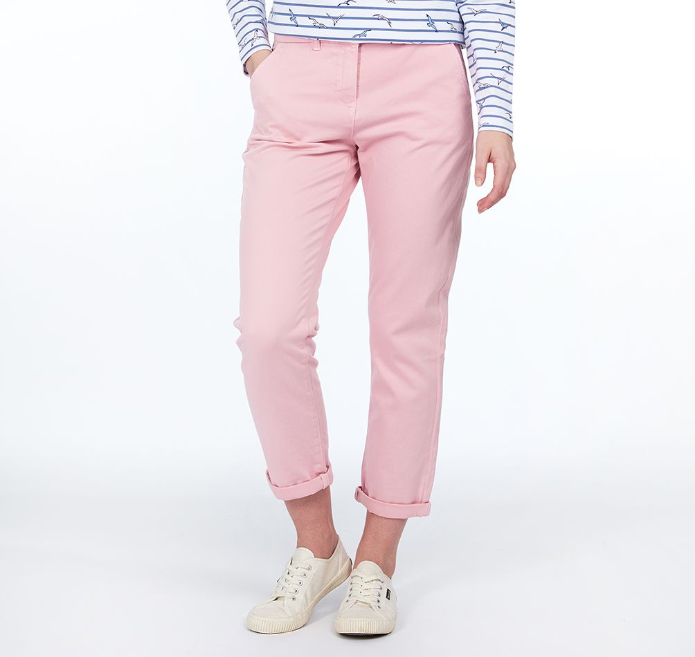 Barbour  Ladies Chino Trousers - Carnation